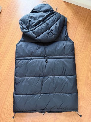 Chaleco Acolchado Negro Zara Talla XS