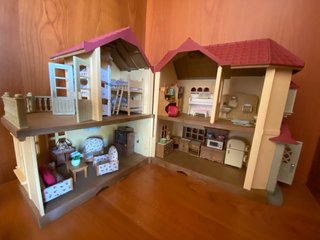 Casa Sylvanian Families con Familia y Accesorios