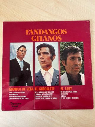 Vinilo Fandangos Gitanos El Fary Chocolate