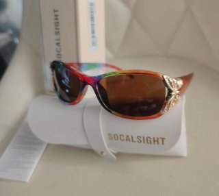 Gafas de Sol Mujer SOCALSIGHT Multicolor Mariposa