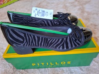 Bailarinas Pitillos Negras Talla 38