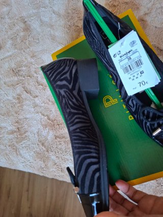 Bailarinas Pitillos Negras Talla 38