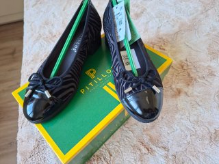 Bailarinas Pitillos Negras Talla 38