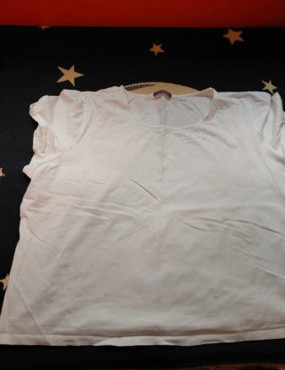 Blusa blanca bordada