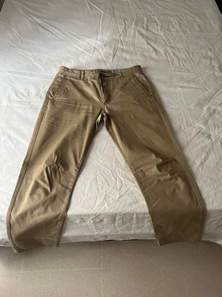 Pantalones Chinos Springfield Beige Talla 40