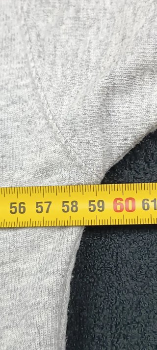 Track jacket talla m gris claro hombre