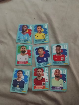 Lote de cromos del Mundial 2026.