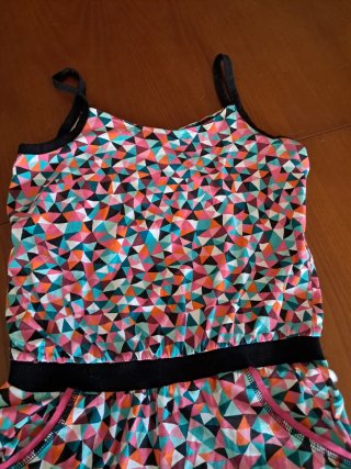Mono Corto Estampado Geométrico 16 a. ( talla just