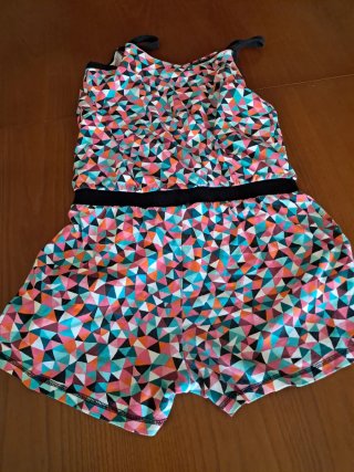 Mono Corto Estampado Geométrico 16 a. ( talla just
