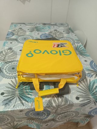 Mochila Térmica Glovo Amarilla