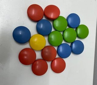 Fichas de colores para juegos
