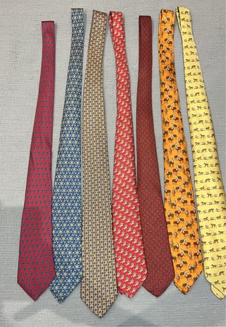 Lote 7 Corbatas Hermes