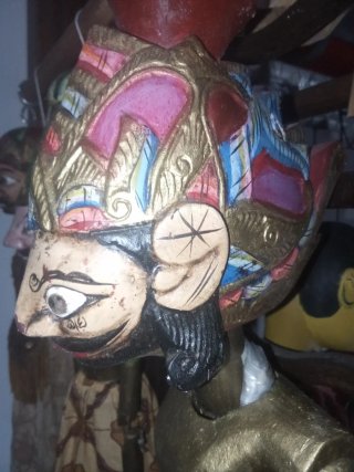 Lote 4 marionetas Wayang Golek 1970