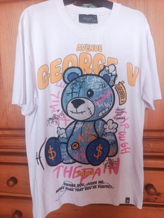 Camiseta George V Blanca Talla S