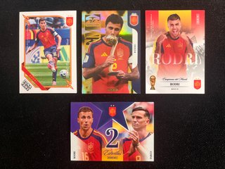 Lote 4 Cromos Rodri Panini España