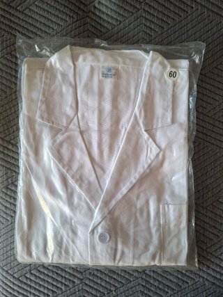 Bata Blanca Clásica Talla 60