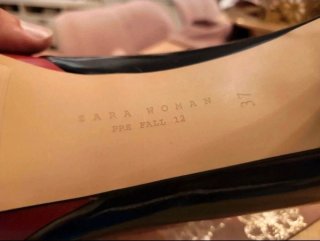 Zapatos Peep Toe Zara Talla 37