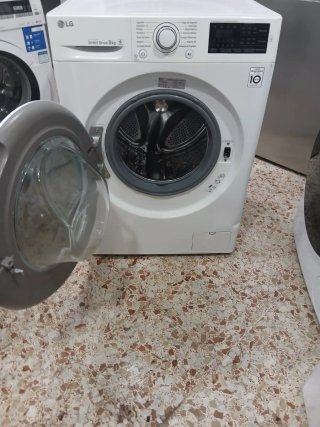Lavadora LG Direct Drive 8/4kg Blanca