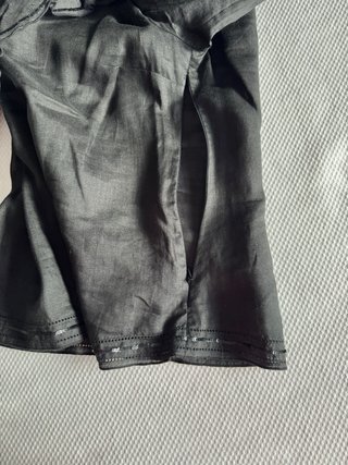 Camisa Massimo Dutti Lino Negra