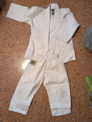 Traje de judo infantil NKL Blanco