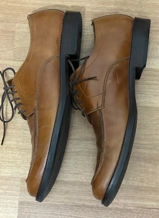 Zapatos de Piel Marrones Talla 41