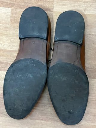 Zapatos de Piel Marrones Talla 41