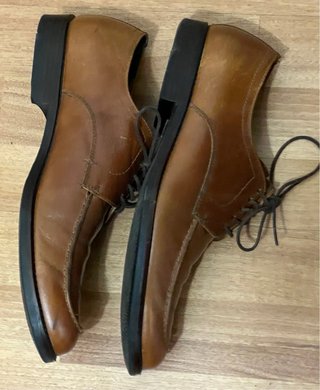 Zapatos de Piel Marrones Talla 41