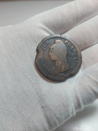 Moneda Francesa Año 8 de la Independencia