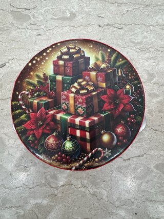 Tamburello Natale Regali Poinsettia