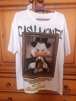 Camiseta Left Point Tío Gilito Blanca