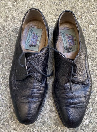 Scarpe Guardiani & Company Vera Pelle Nere 42