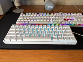 Teclado Gaming Dierya 60% Blanco