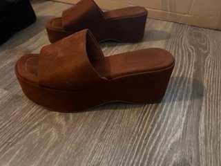 Sandalias Plataforma Stradivarius Marrones