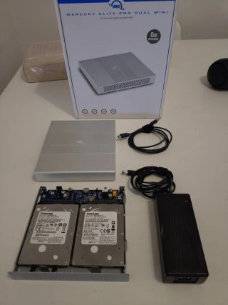 Caja OWC Mercury Elite Pro Dual Mini RAID