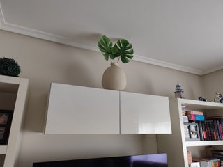 Mueble de pared blanco
