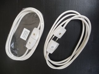 2 Prolongador Eléctricos de 2 Metros