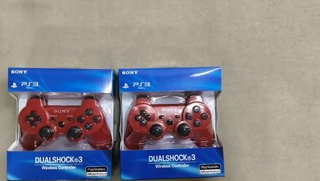 2 Mandos PS3 Dualshock 3 Rojos