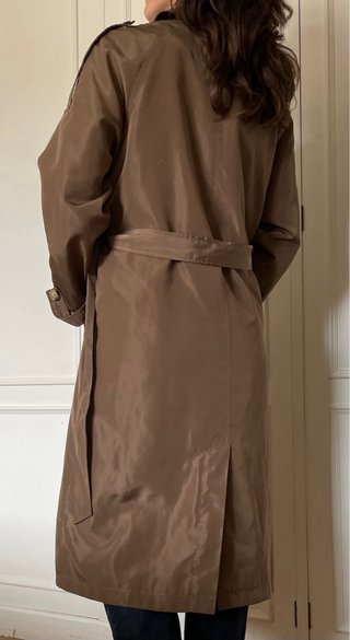 Gabardina Systemaction color caqui Talla 36