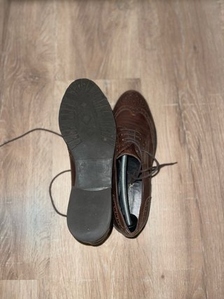 Zapatos Oxford Brogue Marrón Talla 40