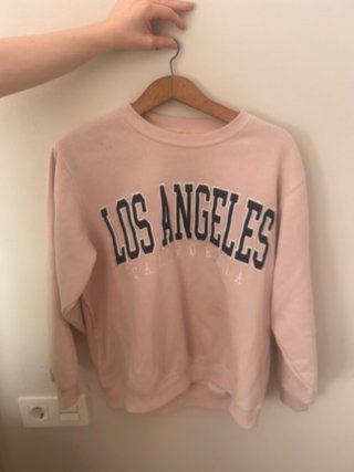 Sudadera Rosa Palo Los Angeles