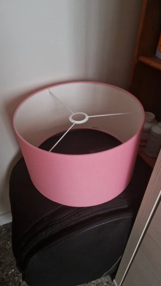 Pantalla de Lámpara Rosa