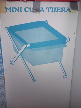 Minicuna tijera azul
