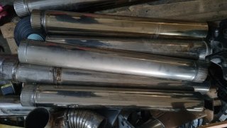 Módulo tubo inox 316 304 de chimenea 125 Negociabl