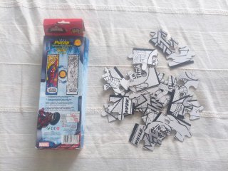 Puzzle Spiderman 2 en 1 de 24 piezas