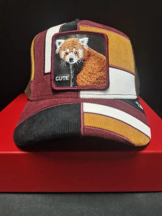 Gorra Goorin Bros Panda Rojo Talla única adulto.