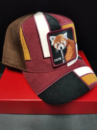Gorra Goorin Bros Panda Rojo Talla única adulto.