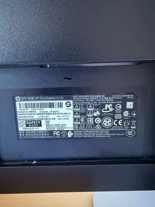 Monitor HP 27 QHD 2K HDMI