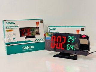 Reloj Despertador Sanda con Proyector