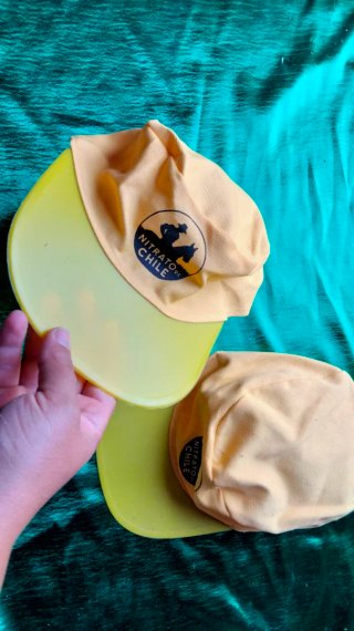 Gorras Nitrato de Chile Amarillas