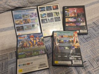 Lote 5 juegos PS2 JAP RPG Dragón Quest Tales